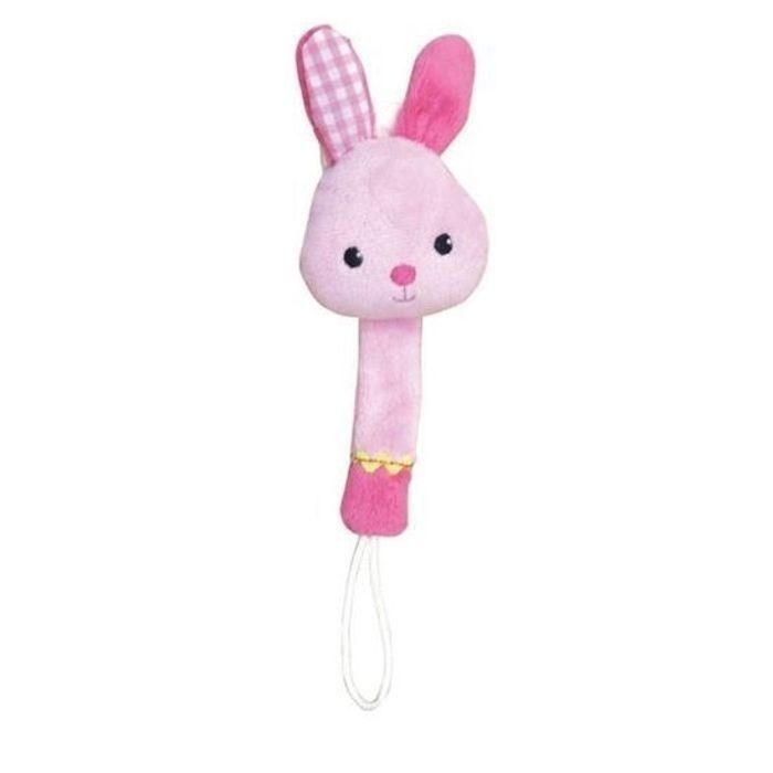 Accroche Tétine "PETIT LAPIN ROSE, " *Baby Jemini - photo numéro 5