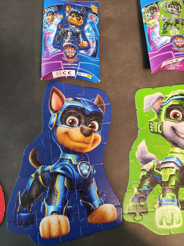 Lot de 5 puzzles Pat'Patrouille – Burger King - photo numéro 5