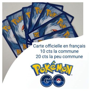 Carte pokémon officielle à l'unité pokemon go