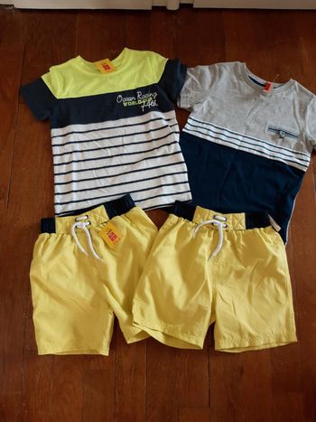 Vêtements été 6ans garçon neufs