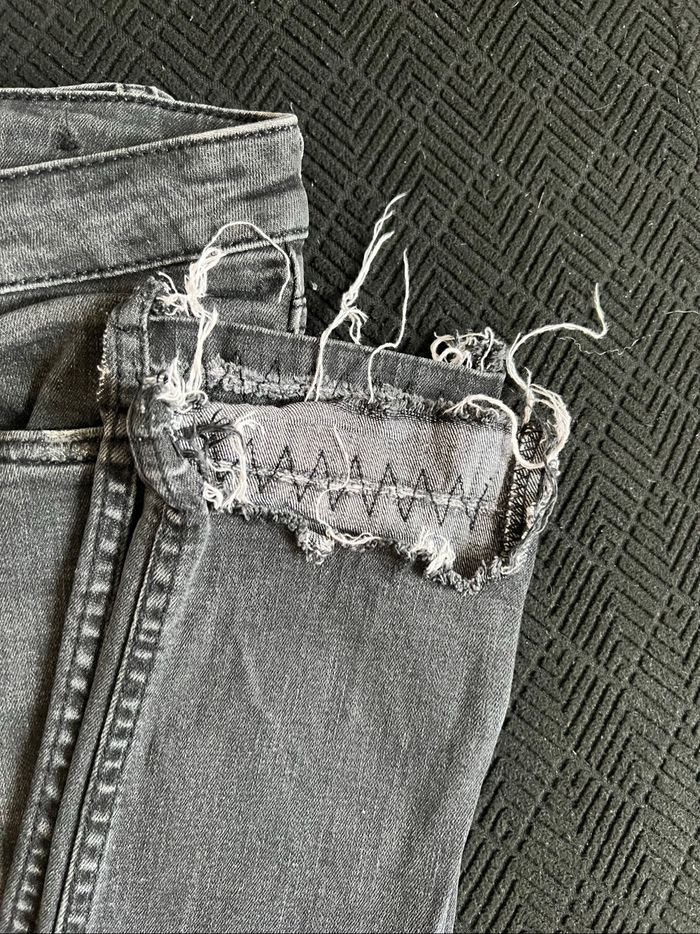 Jeans taille basse gris - photo numéro 3