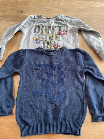 Lot de 2 pulls garçon 5 ans