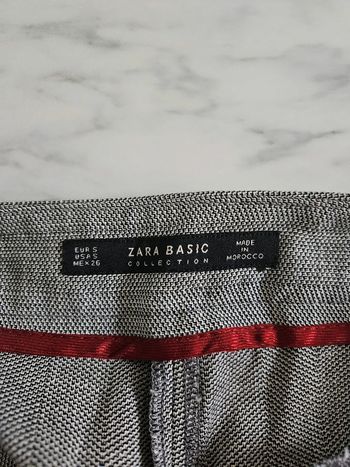 Zara pantalon à plis classique taille S