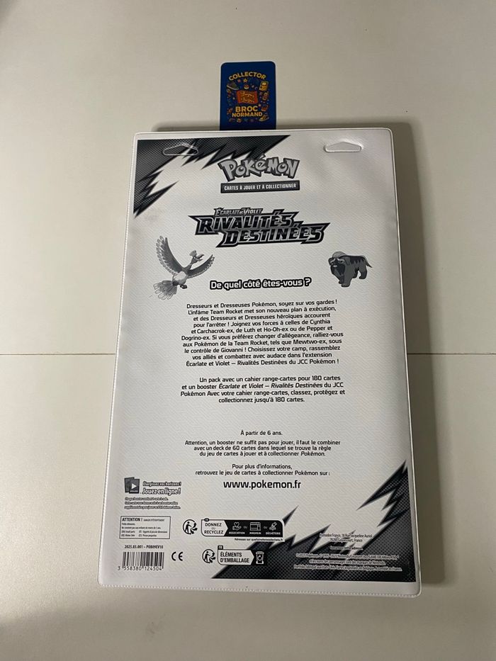 Carte Pokemon Portfolio avec booster EV10 - photo numéro 2