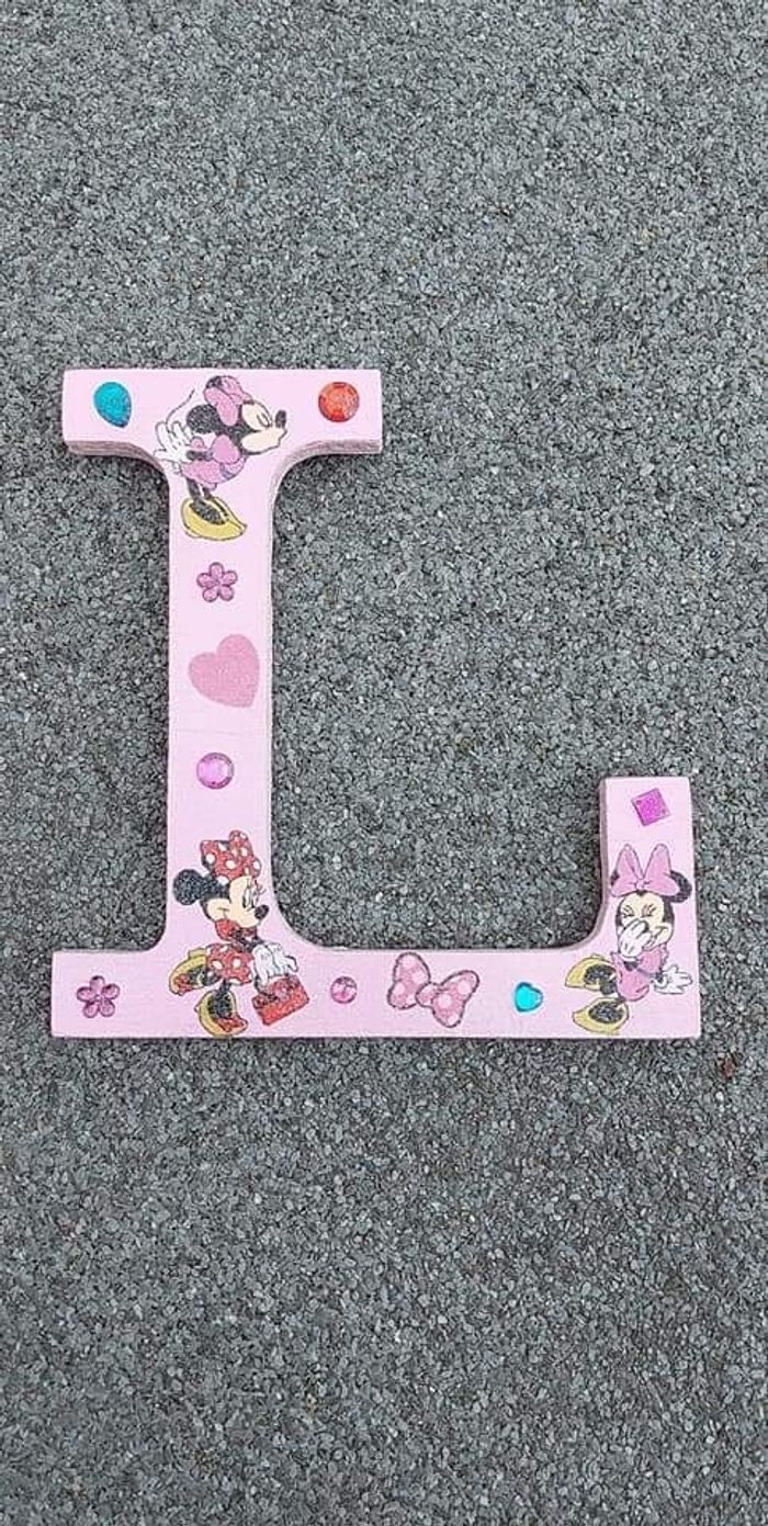 Lettres en bois fait main - photo numéro 6