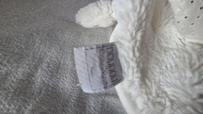 Doudou plat blanc Licorne Doudou et compagnie - photo numéro 5