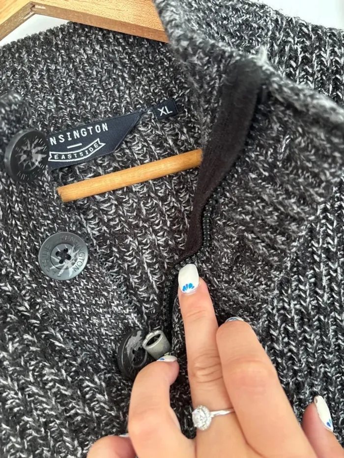 Pull gris foncé / noir Kensington taille Xl - photo numéro 3