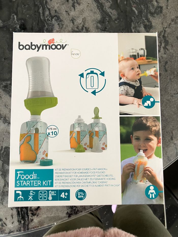 Kit démarrage Babymoov gourdes réutilisables - photo numéro 4