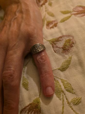 Bague argent taille 50