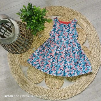 🌸 Robe fleurie patineuse – Sergent Major – Taille 3 ans