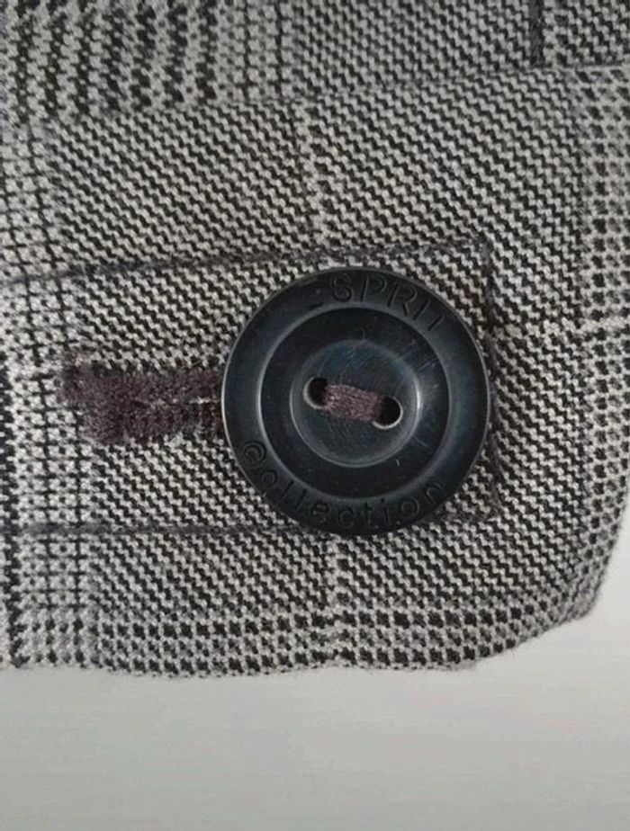 Neuf Corsaire Esprit Collection imprimé Prince de galles gris taille 36 - photo numéro 6