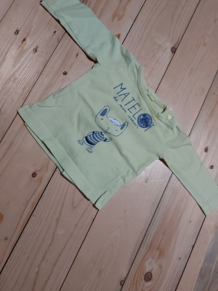 Tee shirt manche longue 1 mois