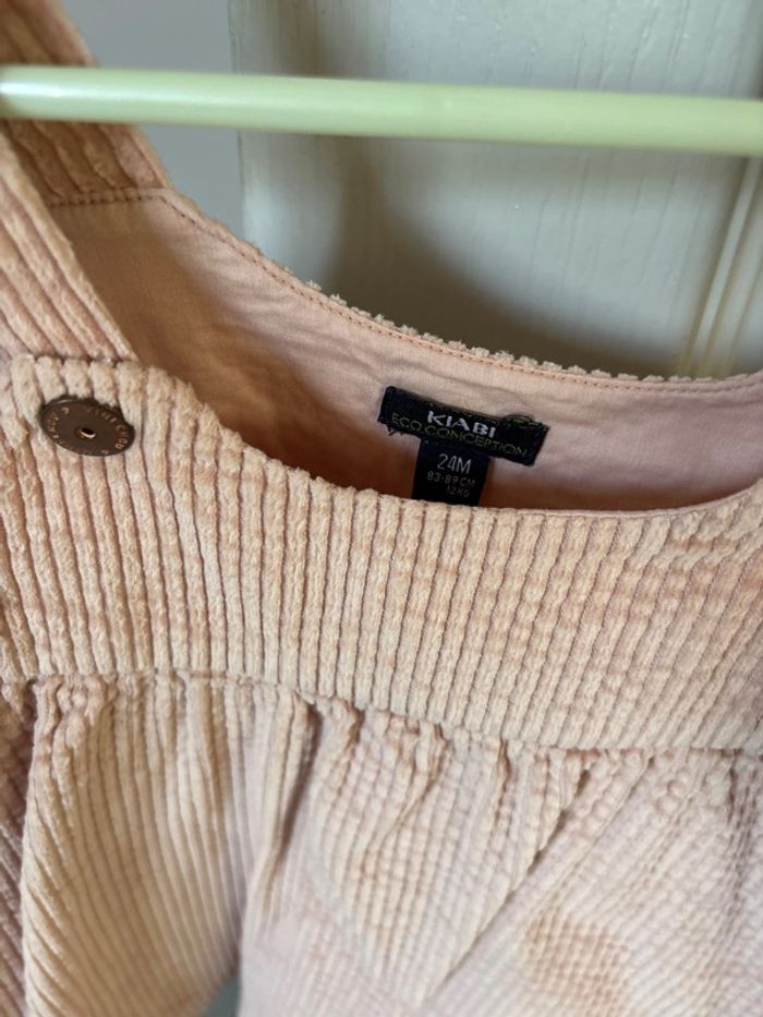 Robe en velour fille neuve 24 mois - photo numéro 2