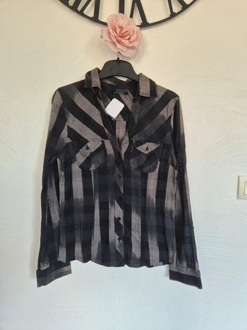 Chemise noir beige xanaka taille 34