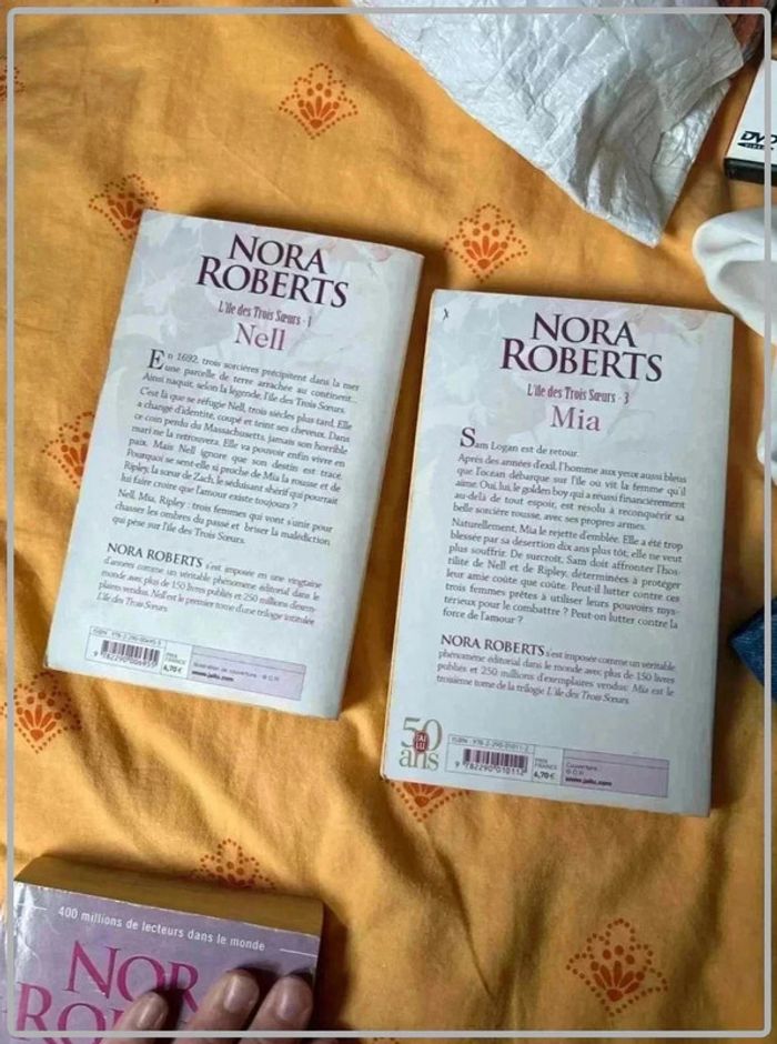 Nora  roberts, l'ile  des  trois  soeurs  tome  1 &  3 - photo numéro 2