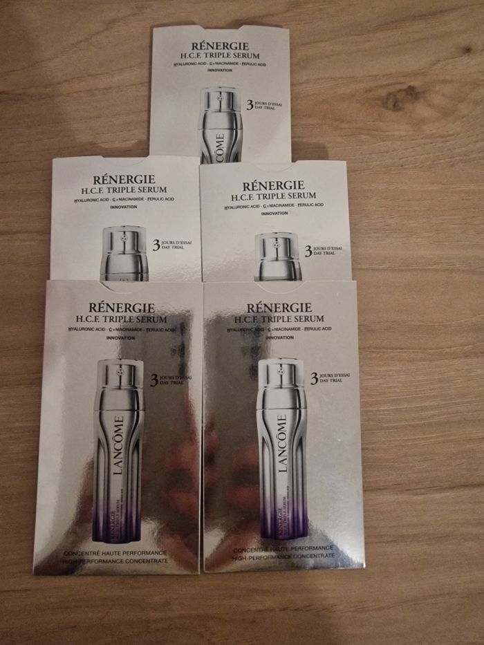 Lancôme Rénergie H.C.F Triple Serum – lot 5×3 ml – Neuf - photo numéro 6