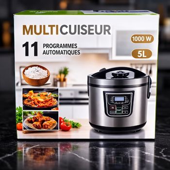 Multicuiseur 5L – 11 programmes automatiques – 1000W