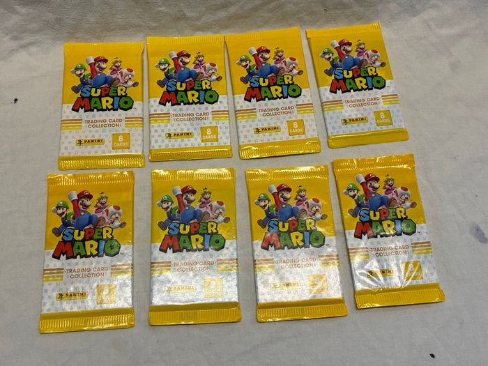 8 boosters panini SUPER MARIO - photo numéro 2
