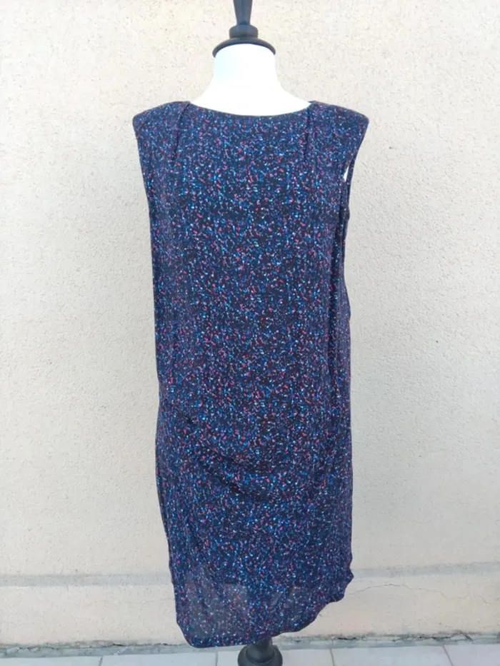 Robe  atypique Comptoir des cotonniers t42 100% viscose - photo numéro 2