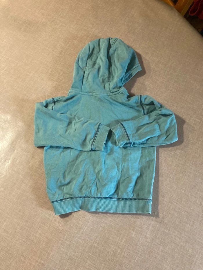 Sweat à capuche vert Monkey – M&S – 12-18 mois - photo numéro 4