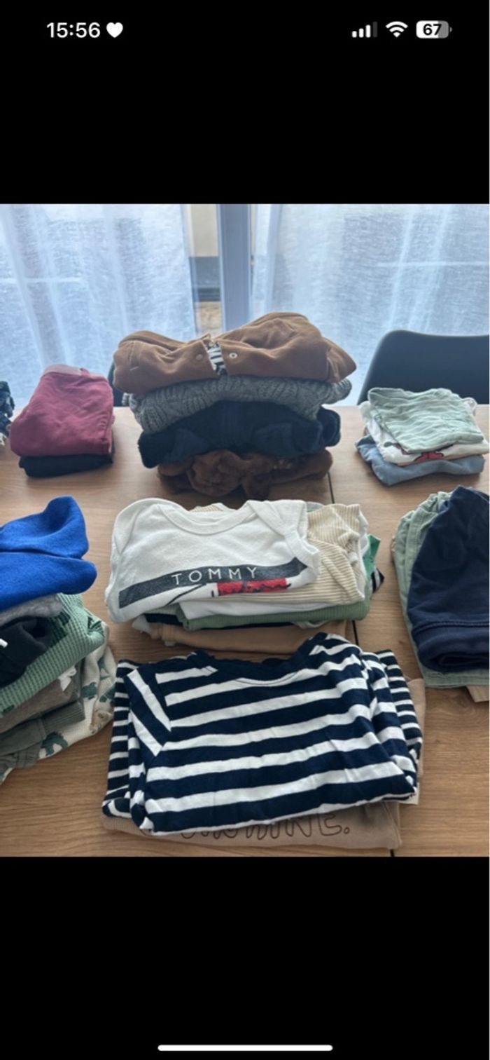 Lot vêtements garçon + 50 pièces 9/6 mois - photo numéro 4