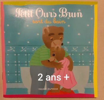 livre enfant - Petit Ours brun sort du bain - dès 2 ans 