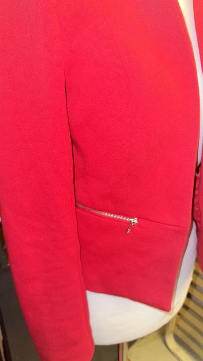 Blazer rouge Only , taille 34 - photo numéro 2