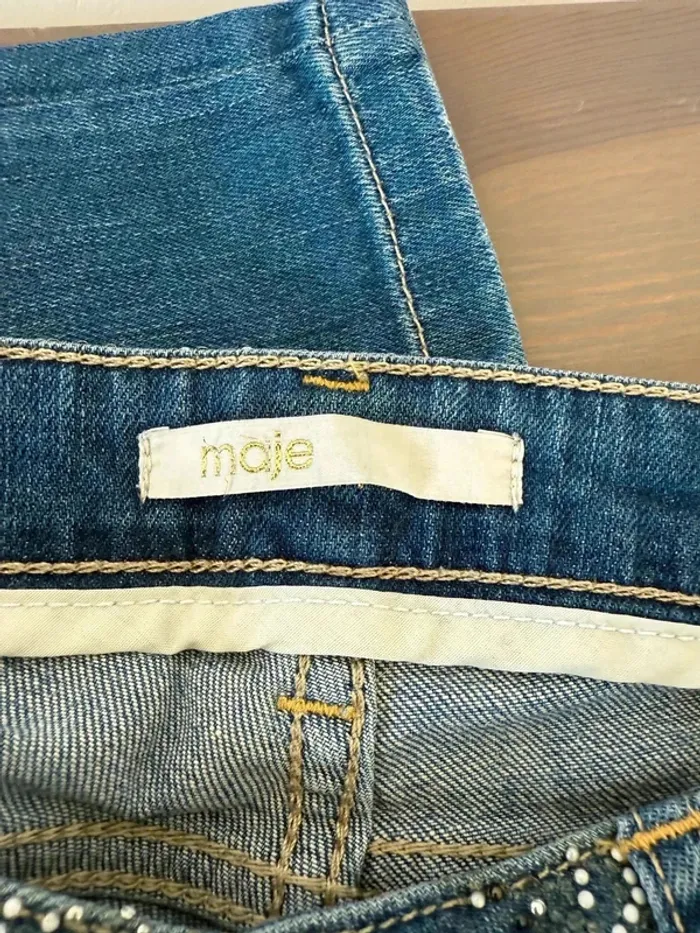 Jean Maje Pop Corn T.34 - L'Élégance Décontractée avec une Touche Scintillante ! - photo numéro 5