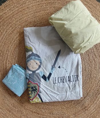 Parrure de lit enfant 1 place complète en coton