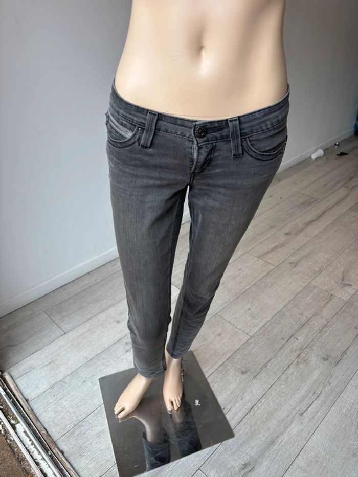 Jeans Lévis femme low rose skinny noir