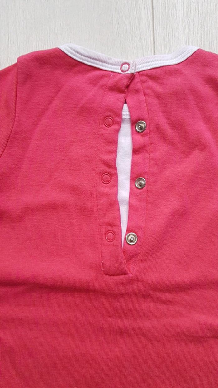 Robe body petit bateau fille 12mois neuve - photo numéro 4