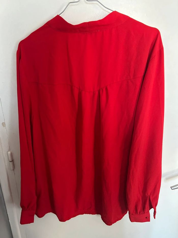 Blouse rouge à manches longues • taille XL • Kiabi - photo numéro 3