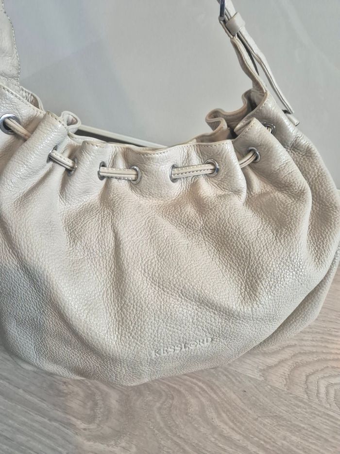 Sac à a main gris clair cuir Kesslord - photo numéro 8