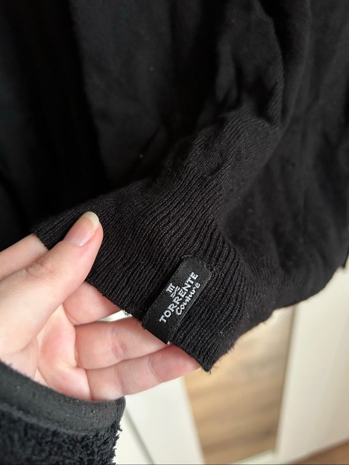 Lot de 2 pulls unis Col roulé Homme Torrente Couture Taille L - photo numéro 3