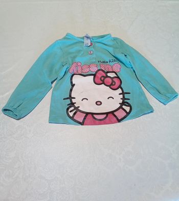 T-shirt bébé manches longues hello Kitty