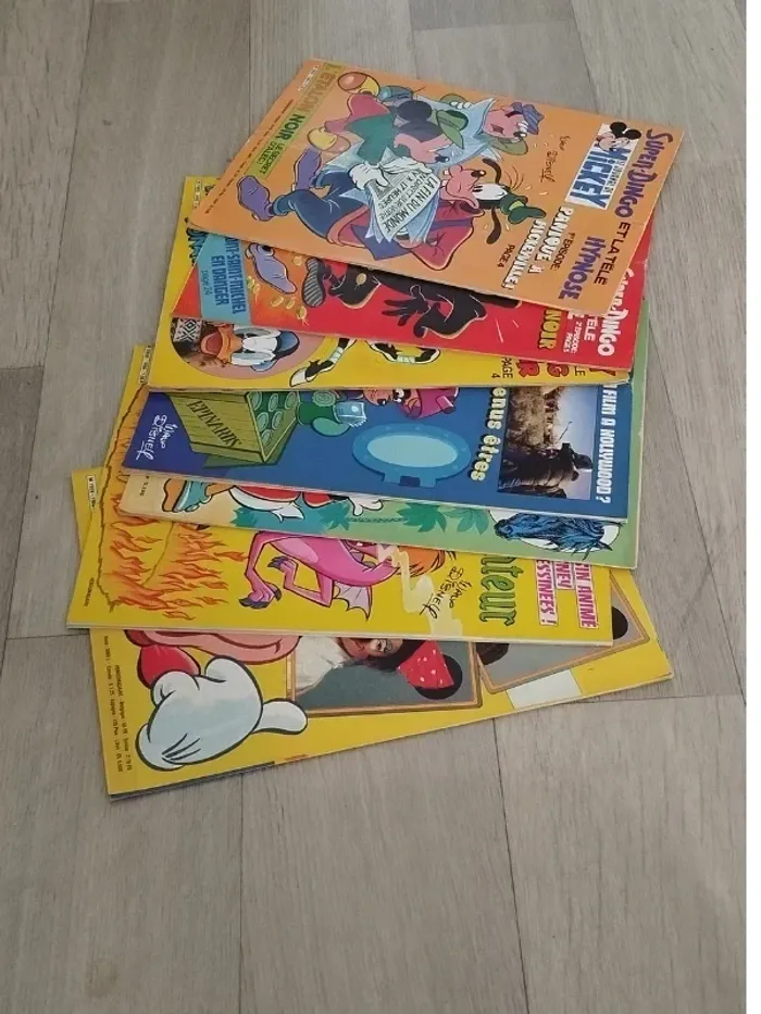 Lot Vintage 7 magazines Journal de Mickey année 1984 L061 - photo numéro 3