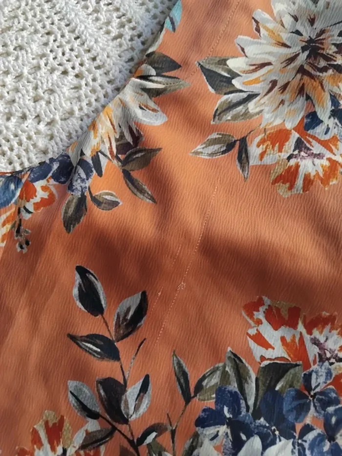 Pantalon fleuris Zara Basic - photo numéro 2