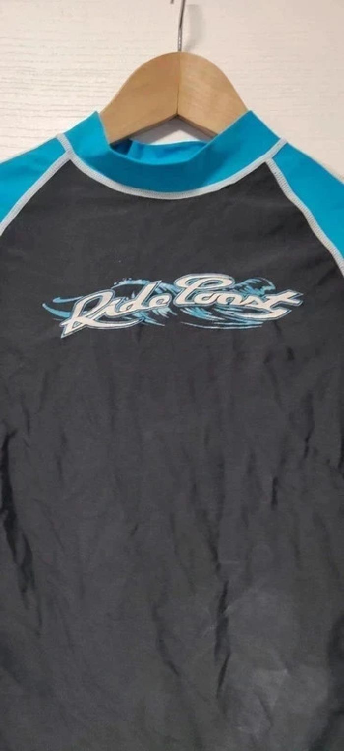 T-shirt mc anti-uv noir et bleu Go Sport 14A - photo numéro 3