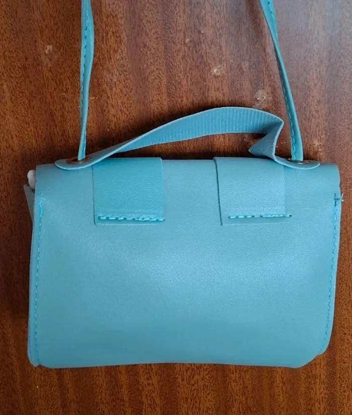 Petit sac bleu ciel - photo numéro 2