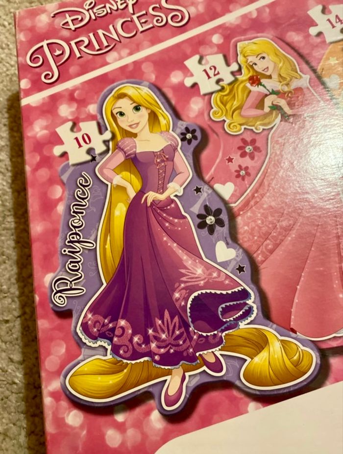 Boite de 4 puzzles Nathan disney princesse - photo numéro 3