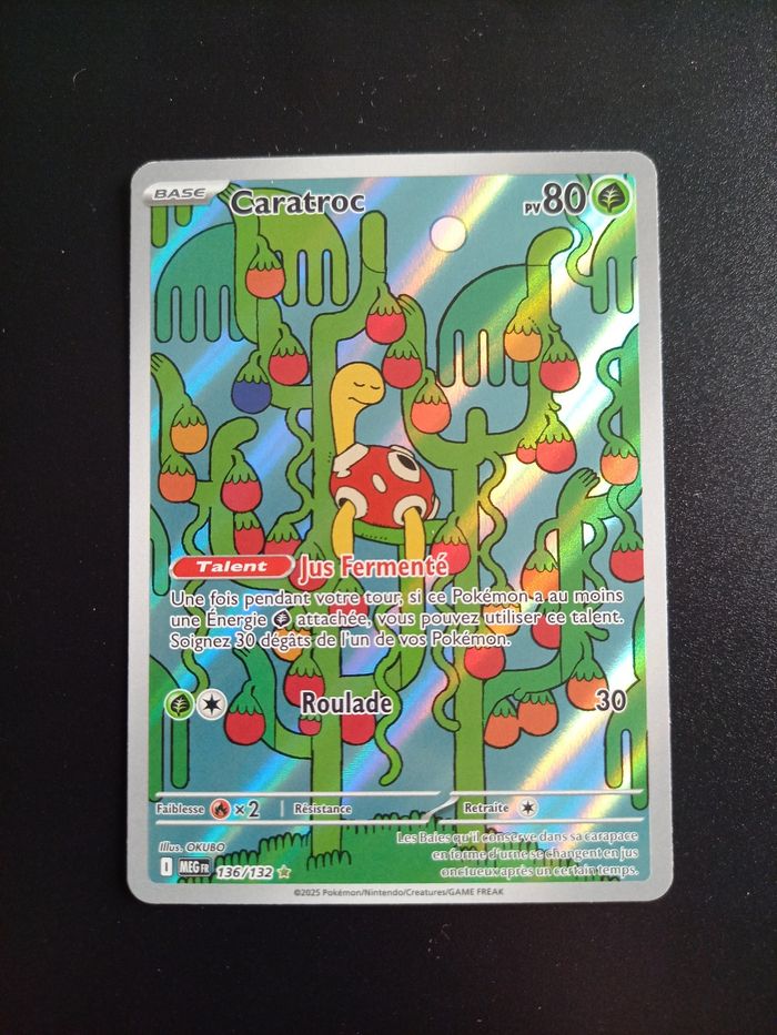 Carte Pokémon Caratroc 136/132 AR ME01