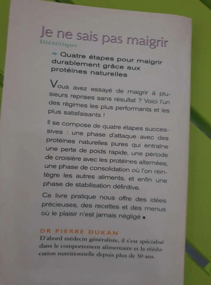 Je ne sais  pas  maigrir - photo numéro 2
