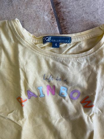 3 t-shirt fille 4ans