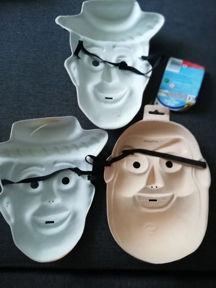 Lot de 3 masques en mousse pour déguisement - photo numéro 5