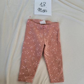 Legging avec fleurs 18 mois