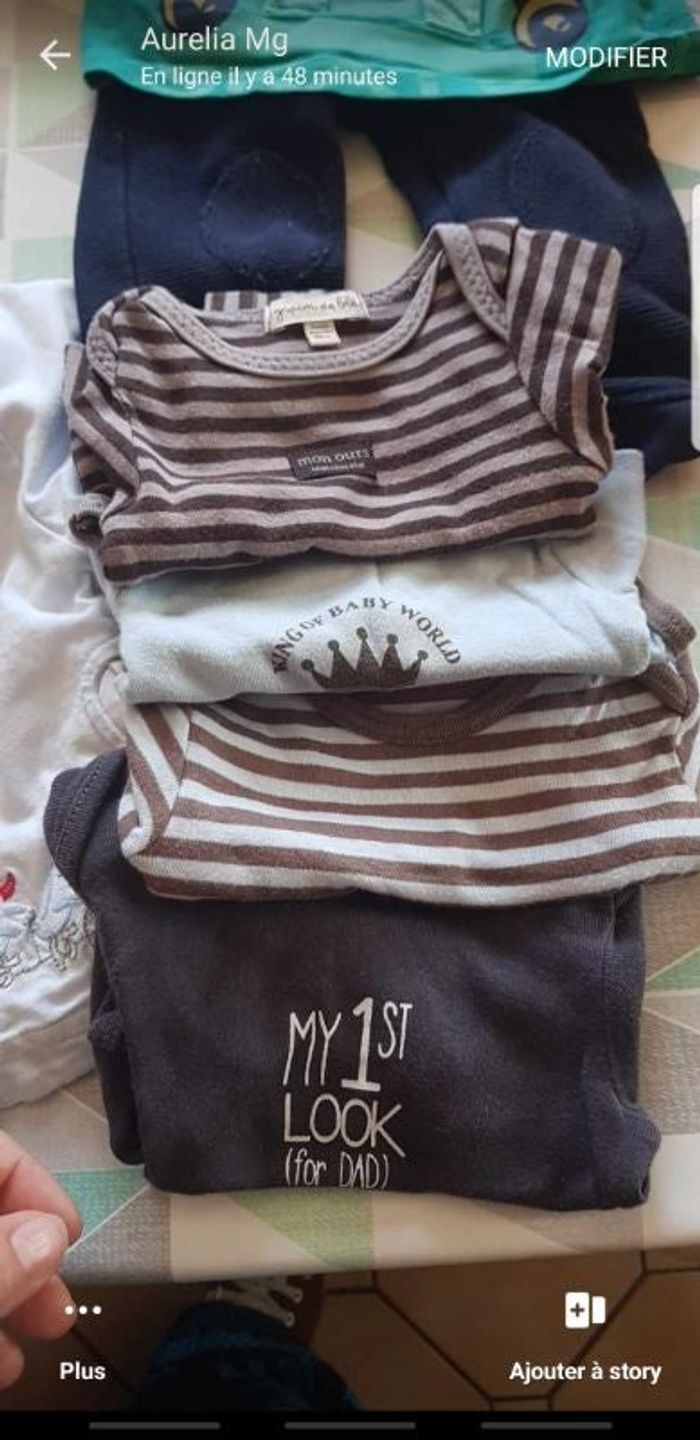 Lot bodys manche longue