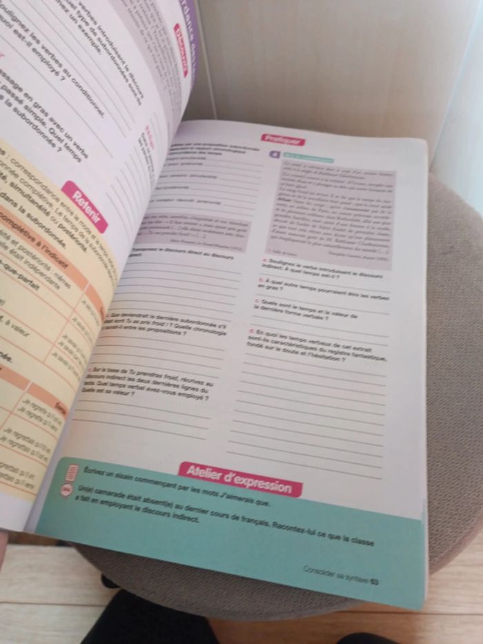Cahier livre langue et expression 2 de - photo numéro 3