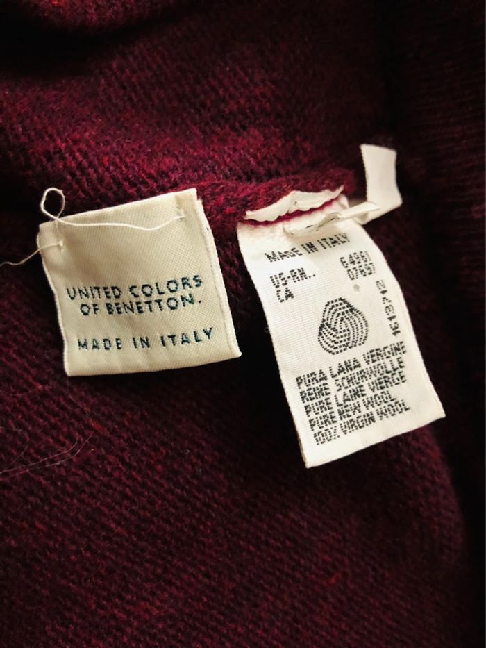 🌹🧶Magnifique jupe longue de qualité vintage pure laine vierge Benetton long wool skirt🧶🌹 - photo numéro 12