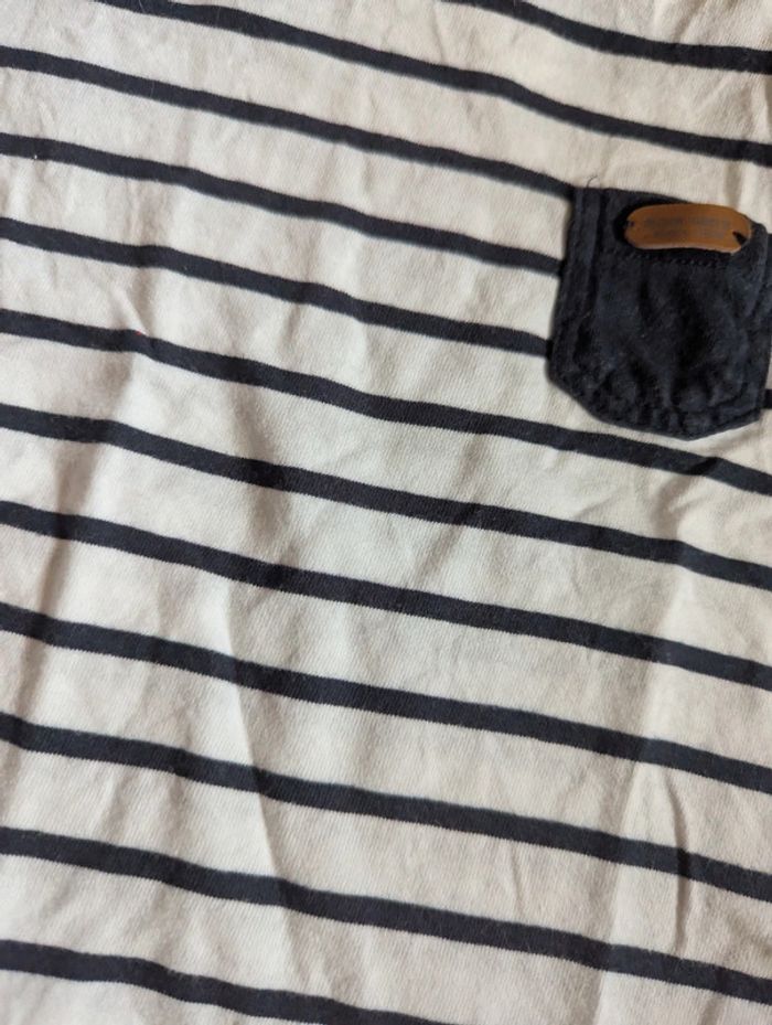 T-shirt Tex 9 mois rayé - photo numéro 2