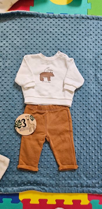 Ensemble garçon 3 mois 